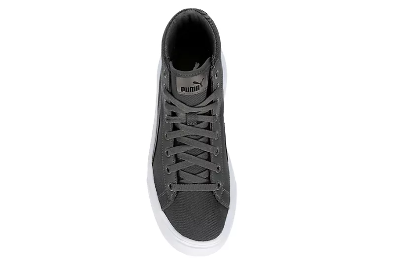 Puma Womens Kaia High Top Platform Sneaker - Dark Grey 8 Puma Womens Kaia High Top Platform Sneaker - Dark Grey - Image 6