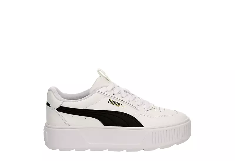 Puma Womens Karmen Rebelle Platform Sneaker - White 4 Puma Womens Karmen Rebelle Platform Sneaker - White - Image 2