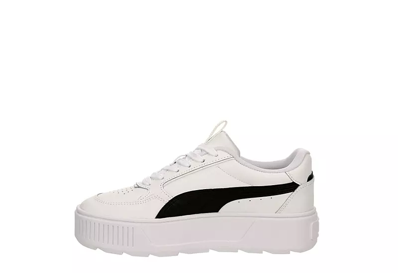 Puma Womens Karmen Rebelle Platform Sneaker - White 6 Puma Womens Karmen Rebelle Platform Sneaker - White - Image 4