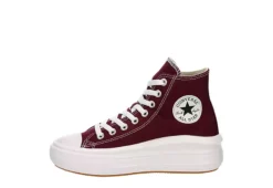 Converse Womens Chuck Taylor All Star Move High Top Sneaker - Burgundy -Shoe Style Sales US 01 401341 03