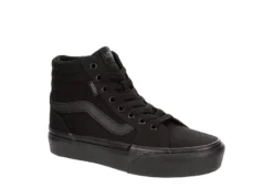 Vans Womens Filmore High Top Platform Sneaker - Black