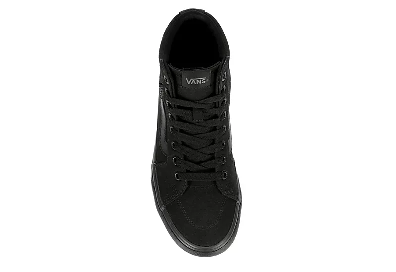 Vans Womens Filmore High Top Platform Sneaker - Black 8 Vans Womens Filmore High Top Platform Sneaker - Black - Image 6