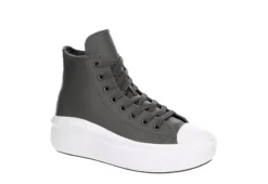 Converse Womens Chuck Taylor All Star Move High Top Sneaker - Dark Grey