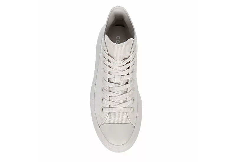 Converse Womens Chuck Taylor All Star Move High Top Sneaker - Pale Grey 8 Converse Womens Chuck Taylor All Star Move High Top Sneaker - Pale Grey - Image 6
