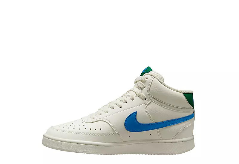 Nike Womens Court Vision Mid Sneaker - Bone 5 Nike Womens Court Vision Mid Sneaker - Bone - Image 3