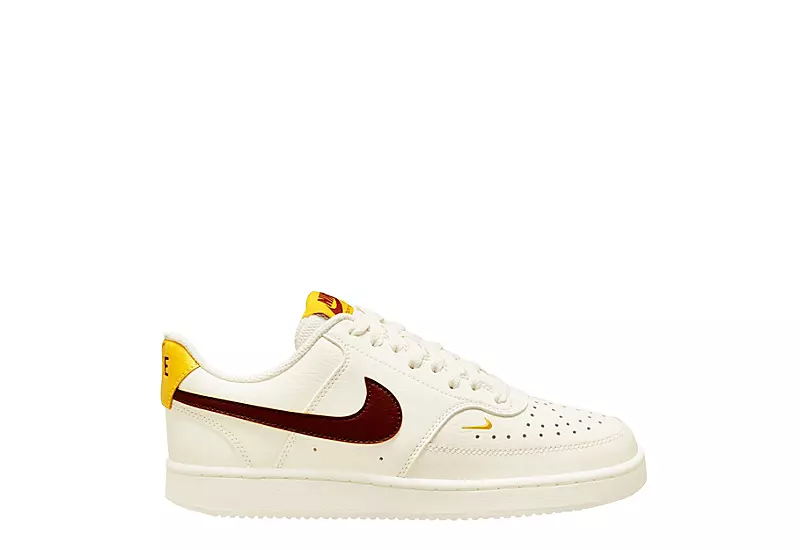 Nike Womens Court Vision Low Sneaker - Bone 4 Nike Womens Court Vision Low Sneaker - Bone - Image 2