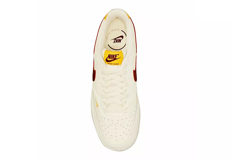 Nike Womens Court Vision Low Sneaker - Bone 6 Nike Womens Court Vision Low Sneaker - Bone - Image 4