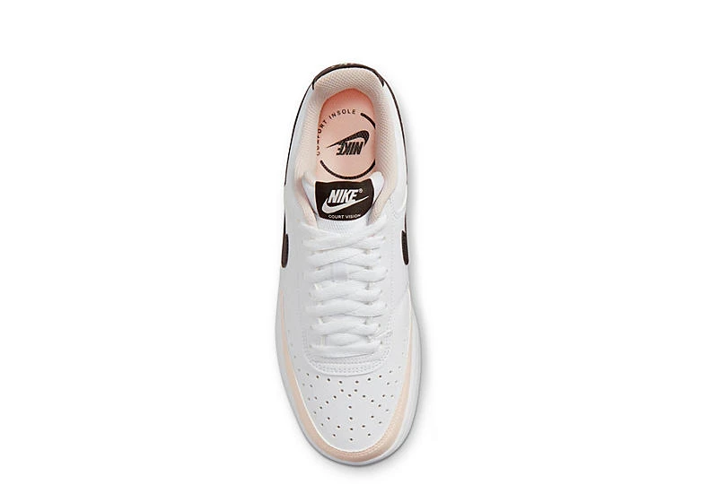 Nike Womens Court Vision Low Next Nature Sneaker - White 7 Nike Womens Court Vision Low Next Nature Sneaker - White - Image 5