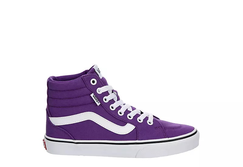Vans Womens Filmore High Top Sneaker - Purple 4 Vans Womens Filmore High Top Sneaker - Purple - Image 2