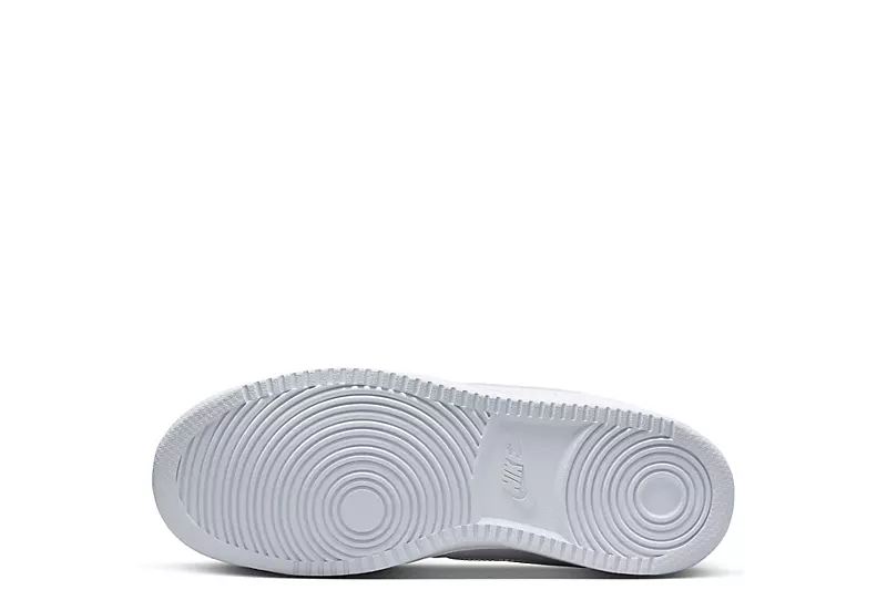 Nike Womens Court Vision Mid Sneaker - White 8 Nike Womens Court Vision Mid Sneaker - White - Image 6