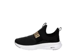 Puma Womens Softride Enzo Evo Slip-on Sneaker - Black -Shoe Style Sales US 01 401663 03