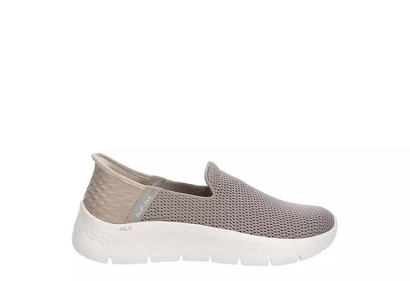 Skechers Womens Go Walk Flex Slip-ins Walking Shoe - Taupe 4 Skechers Womens Go Walk Flex Slip-ins Walking Shoe - Taupe - Image 2