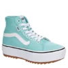 Vans Womens Filmore High Top Tapered Platform Sneaker - Aqua -Shoe Style Sales US 01 401766 00