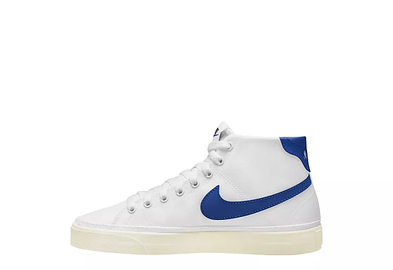 Nike Womens Court Legacy Mid Sneaker - White 5 Nike Womens Court Legacy Mid Sneaker - White - Image 3