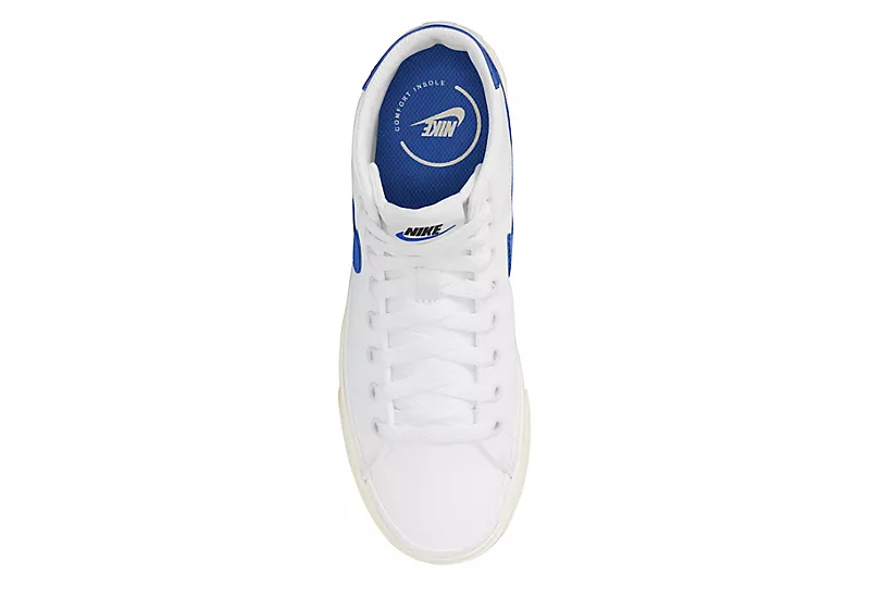Nike Womens Court Legacy Mid Sneaker - White 6 Nike Womens Court Legacy Mid Sneaker - White - Image 4