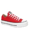 Converse Womens Chuck Taylor All Star Low Top Lift Sneaker - Red -Shoe Style Sales US 01 401831 00