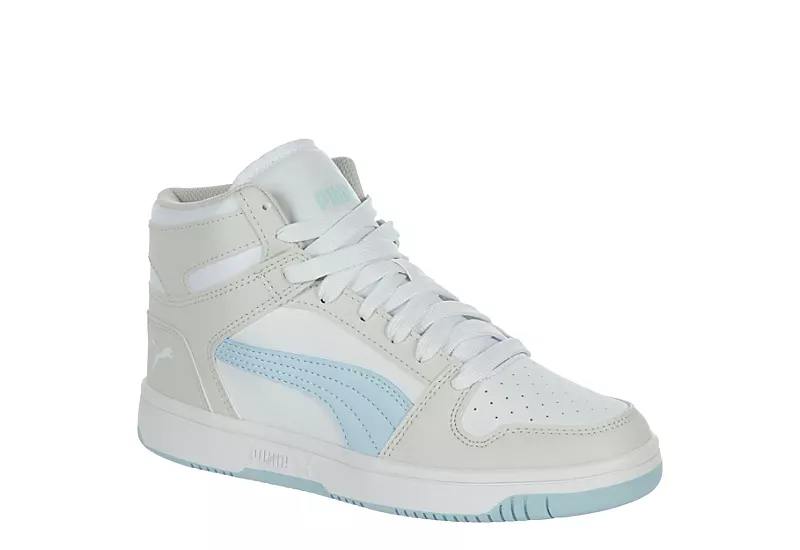 Puma Womens Rebound Lay Up Sneaker - White 3 Puma Womens Rebound Lay Up Sneaker - White
